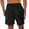 imageSILKWORLD Mens Swim Trunks Quick Dry Beach Shorts with PocketsBlack