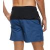 imageSILKWORLD Mens Swim Trunks Quick Dry Beach Shorts with PocketsBlacksteel Blue