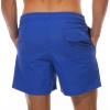 imageSILKWORLD Mens Swim Trunks Quick Dry Beach Shorts with PocketsBlue