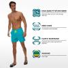 imageSILKWORLD Mens Swim Trunks Quick Dry Beach Shorts with PocketsGrey