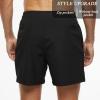 imageSILKWORLD Mens Swim Trunks Quick Dry Beach Shorts with PocketsMq18zipblack