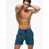 imageSILKWORLD Mens Swim Trunks Quick Dry Beach Shorts with PocketsMq18zipnordic Blue