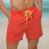 imageSILKWORLD Mens Swim Trunks Quick Dry Beach Shorts with PocketsOrange