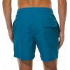 imageSILKWORLD Mens Swim Trunks Quick Dry Beach Shorts with PocketsPeacock Blue