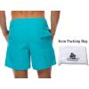 imageSILKWORLD Mens Swim Trunks Quick Dry Beach Shorts with PocketsSky Blue