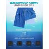 imageSILKWORLD 7 Inch Mens Swim Trunks with Compression Liner QuickDry Bathing Suit with Zipper Pockets7inchBlue