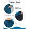 imageSILKWORLD 7 Inch Mens Swim Trunks with Compression Liner QuickDry Bathing Suit with Zipper PocketsCopenhagen Blue