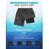 imageSILKWORLD 7 Inch Mens Swim Trunks with Compression Liner QuickDry Bathing Suit with Zipper PocketsDark Grey 01