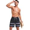 imageSILKWORLD Mens Swim Trunks Quick Dry Beach Shorts with PocketsMq18zipcosmic Trail