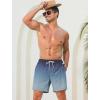 imageSILKWORLD Mens Swim Trunks Quick Dry Beach Shorts with PocketsMq18zipshadow Stripe