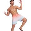 imageSILKWORLD Mens Swim Trunks Quick Dry Beach Shorts with PocketsMq18zipsunset Horizon