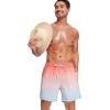 imageSILKWORLD Mens Swim Trunks Quick Dry Beach Shorts with PocketsMq18zipsunset Horizon