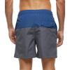 imageSILKWORLD Mens Swim Trunks Quick Dry Beach Shorts with PocketsSteel Bluegrey