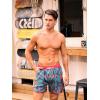 imageSILKWORLD Quick Dry Mens Swim Trunks with Compression Liner 7quot Mens Bathing Suits with Zip PocketsA6peacock Blue