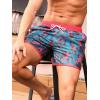 imageSILKWORLD Quick Dry Mens Swim Trunks with Compression Liner 7quot Mens Bathing Suits with Zip PocketsA6peacock Blue