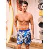 imageSILKWORLD Quick Dry Mens Swim Trunks with Compression Liner 7quot Mens Bathing Suits with Zip PocketsR9klein Blue