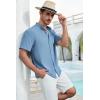 imageSILKWORLD Mens Short Sets 2 Piece Outfits