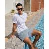imageSILKWORLD Mens Short Sets 2 Piece Outfits