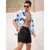 imageSILKWORLD Mens Swim Trunks 6quot Quick Dry Bathing Suit Beach Swimming Shorts with Compression Liner and Zipper PocketsA01 Black