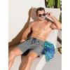 imageSILKWORLD Mens Swim Trunks 6quot Quick Dry Bathing Suit Beach Swimming Shorts with Compression Liner and Zipper PocketsDark Grey