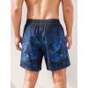 imageSILKWORLD Mens Swim Trunks 6quot Quick Dry Bathing Suit Beach Swimming Shorts with Compression Liner and Zipper PocketsZ01 Blackblue Gradient