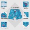 imageSILKWORLD Mens Swim Trunks Quick Dry Shorts with PocketsBbananaBlue