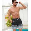imageSILKWORLD Mens Swim Trunks Quick Dry Shorts with PocketsBhw Stripes