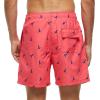imageSILKWORLD Mens Swim Trunks Quick Dry Shorts with PocketsBirdSalmon