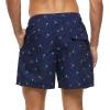imageSILKWORLD Mens Swim Trunks Quick Dry Shorts with PocketsCoconut TreeNavy