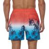 imageSILKWORLD Mens Swim Trunks Quick Dry Shorts with PocketsGradual Coconut