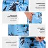 imageSILKWORLD Mens Swim Trunks Quick Dry Shorts with PocketsMorning Coast