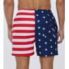 imageSILKWORLD Mens Swim Trunks Quick Dry Shorts with PocketsNavyflag
