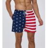 imageSILKWORLD Mens Swim Trunks Quick Dry Shorts with PocketsNavyflag