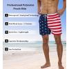 imageSILKWORLD Mens Swim Trunks Quick Dry Shorts with PocketsNavyflag
