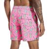 imageSILKWORLD Mens Swim Trunks Quick Dry Shorts with PocketsPineapplepink