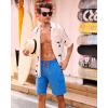 imageSILKWORLD Mens Swim Trunks with Compression Liner Quick Dry Bathing Suits 9 Inch Swimming Shorts with Cargo PocketsSea Blue