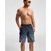 imageSILKWORLD Mens Swim Trunks with Compression Liner Quick Dry Bathing Suits 9 Inch Swimming Shorts with Cargo PocketsZ0 Black Grey Geometric Gradient
