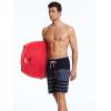 imageSILKWORLD Mens Swim Trunks Quick Dry Bathing Suit Board Swimming Shorts with Zipper Pockets and Compression LinerAmerican Flagblack