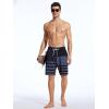 imageSILKWORLD Mens Swim Trunks Quick Dry Bathing Suit Board Swimming Shorts with Zipper Pockets and Compression LinerAmerican Flagblack