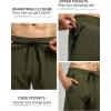 imageSILKWORLD Mens Swim Trunks Quick Dry Bathing Suit Board Swimming Shorts with Zipper Pockets and Compression LinerArmy Green