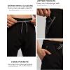 imageSILKWORLD Mens Swim Trunks Quick Dry Bathing Suit Board Swimming Shorts with Zipper Pockets and Compression LinerBlack