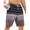 imageSILKWORLD Mens Swim Trunks Quick Dry Bathing Suit Board Swimming Shorts with Zipper Pockets and Compression LinerBlackcoffee
