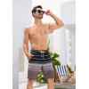 imageSILKWORLD Mens Swim Trunks Quick Dry Bathing Suit Board Swimming Shorts with Zipper Pockets and Compression LinerBlackcoffee