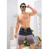 imageSILKWORLD Mens Swim Trunks Quick Dry Bathing Suit Board Swimming Shorts with Zipper Pockets and Compression LinerBlackcoffee