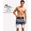 imageSILKWORLD Mens Swim Trunks Quick Dry Bathing Suit Board Swimming Shorts with Zipper Pockets and Compression LinerBlackgray Stripes