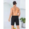 imageSILKWORLD Mens Swim Trunks Quick Dry Bathing Suit Board Swimming Shorts with Zipper Pockets and Compression LinerBlackpink Liner