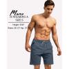imageSILKWORLD Mens Swim Trunks Quick Dry Bathing Suit Board Swimming Shorts with Zipper Pockets and Compression LinerCharcoal Gray