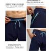 imageSILKWORLD Mens Swim Trunks Quick Dry Bathing Suit Board Swimming Shorts with Zipper Pockets and Compression LinerNavy