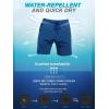 imageSILKWORLD Mens Swim Trunks Quick Dry Bathing Suit Board Swimming Shorts with Zipper Pockets and Compression LinerNavy Blue