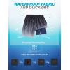 imageSILKWORLD Mens Swim Trunks Quick Dry Compression Liner 2 in 1 Shorts Men SwimsuitStripe Gradientgray  White